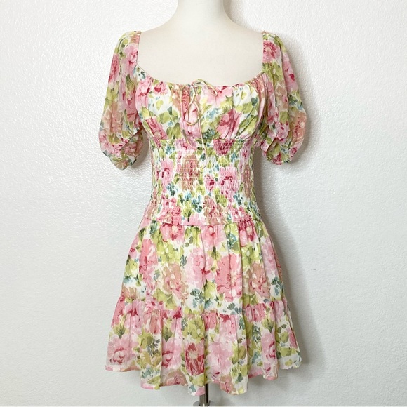 Ella Dresses & Skirts - 2BELLA Floral Print Milkmaid Dress
